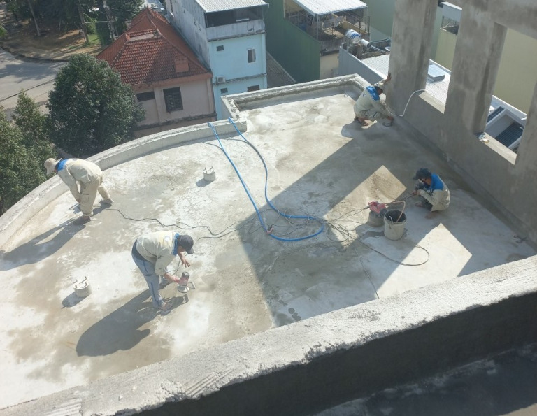 chống thấm sân thượng quảng ngãi